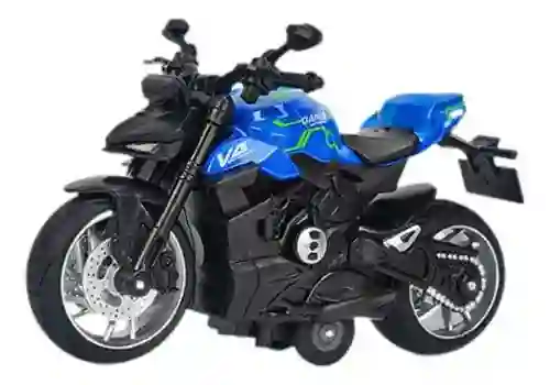 Moto Desarmable Azul