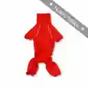 Impermeable 4xl 4 Patas Rojo Con Embone Reflectivo Y Cuello Alto