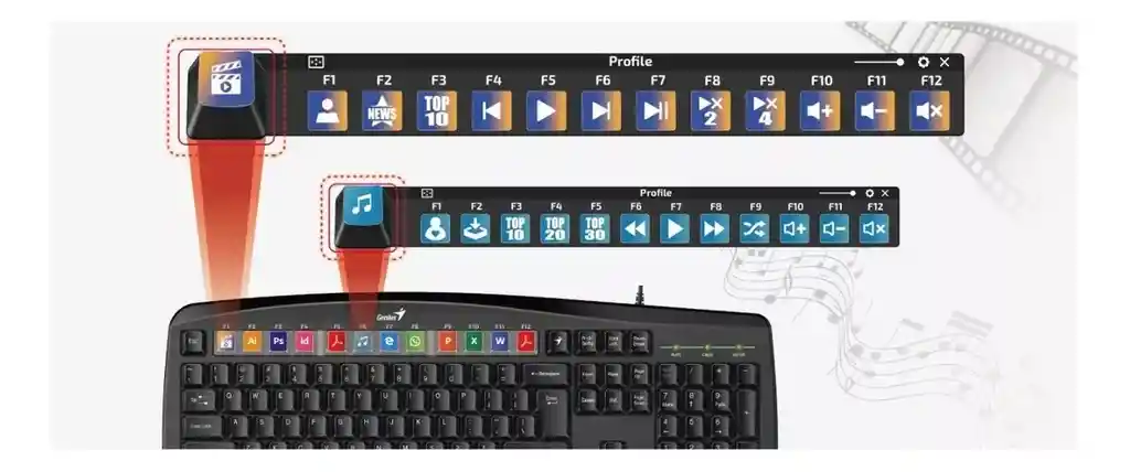 Combo Teclado Y Mouse Genius Smart Km-200