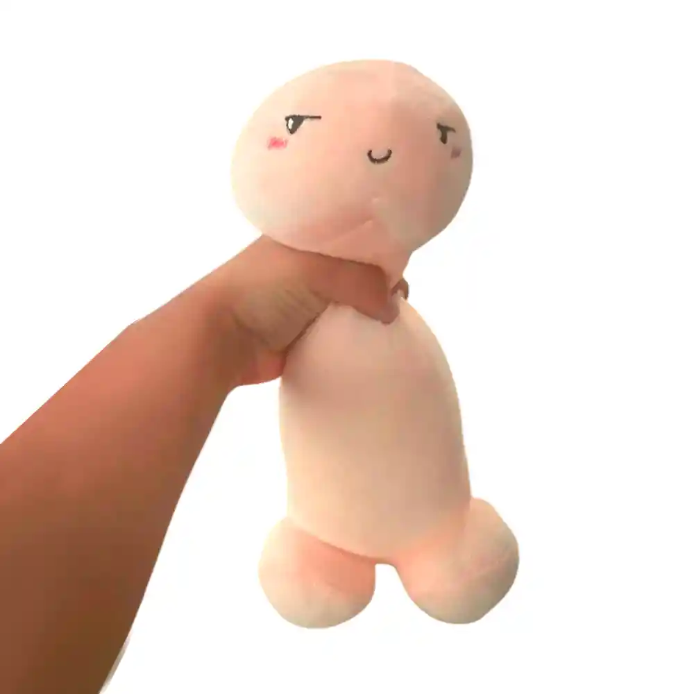 Juguete De Peluche Kawaii Diseño De Pene Color Rosa