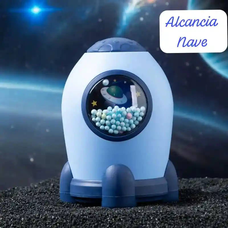 Alcancía Astronauta Cohete Espacial Para Niños