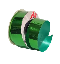 Cinta Liston De Papel Verde Metalizada 3cm X 25yrd