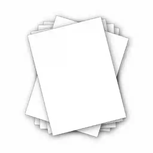 Paquete 10 Hojas Resma Blanca Carta