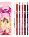 Kit X 6 Delineadores De Ojos Glitter Pencil Trendy Ref Dgp1405