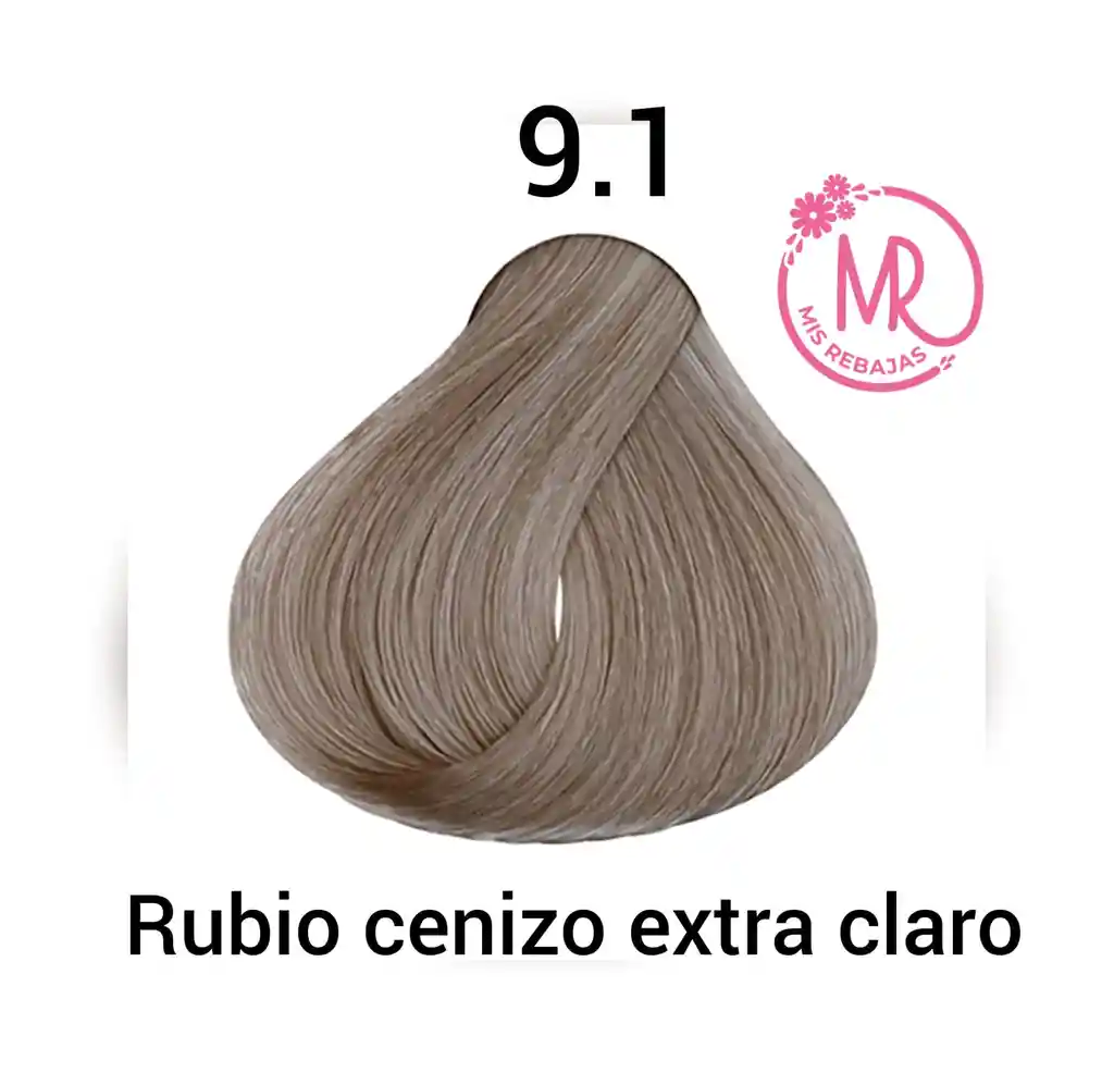 Tinte Capilar Profesional #9.1 (rubio Cenizo Extra Claro).