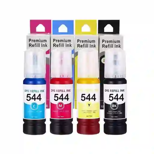 Tinta Epson 544 Kit X5 L3210 L3110 L3250 L3150 L5290 L5590