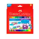 Marcadores Jumbo Bicolor Faber Castell X 12 - 24 Colores