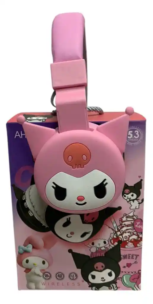 Diadema Bluetooth Infantil Personaje Kuromi