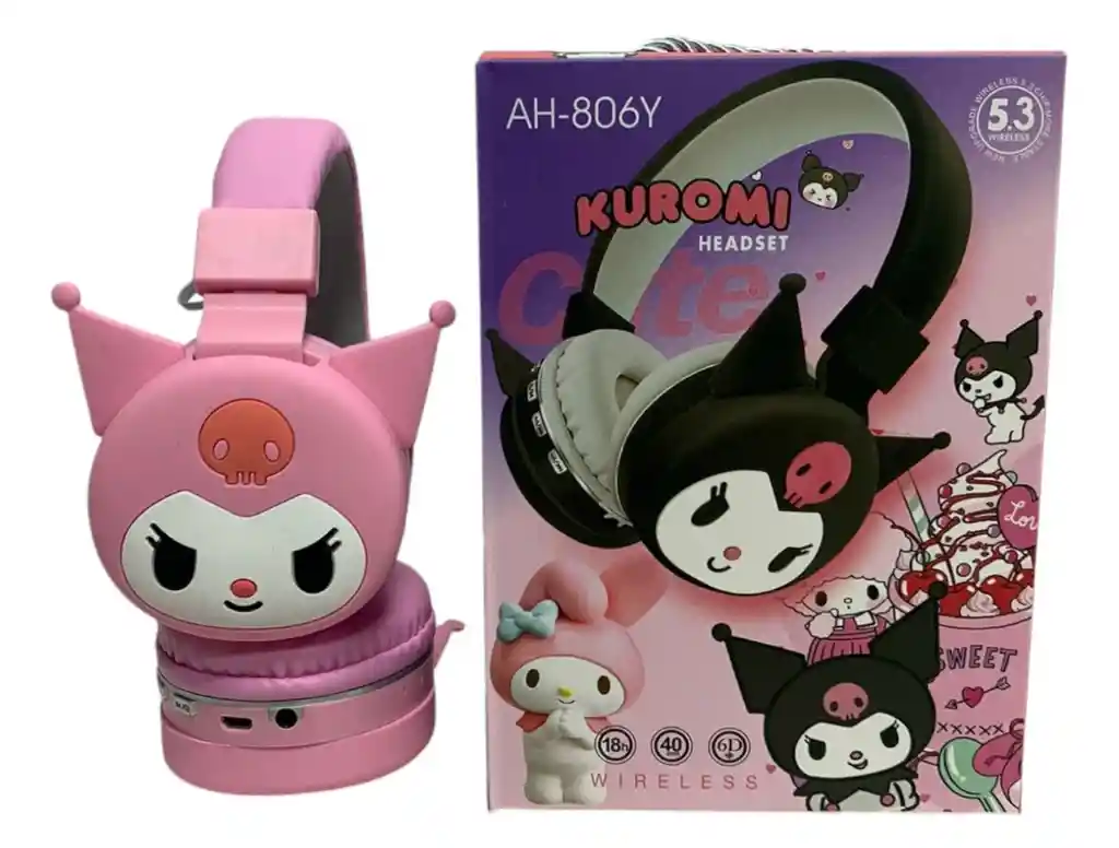 Diadema Bluetooth Infantil Personaje Kuromi