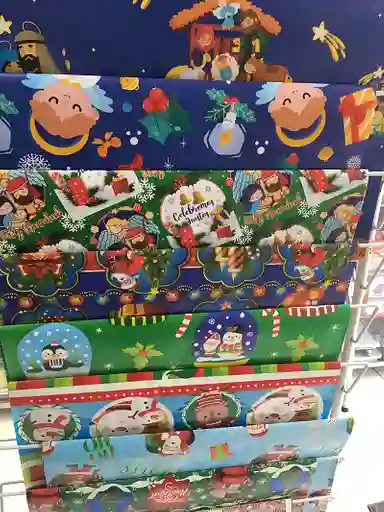 Papel Regalo Navidad Pliego X 10