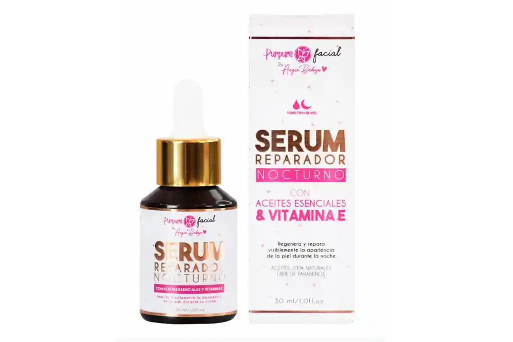 Serum Reparador Nocturno + Vitamina E Purpure Facial