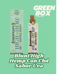 Blunt High Hemp Con Cbd Sabor Uva