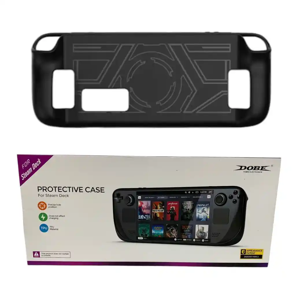 Protectora Case Antideslizante Rigido Para Steam Deck