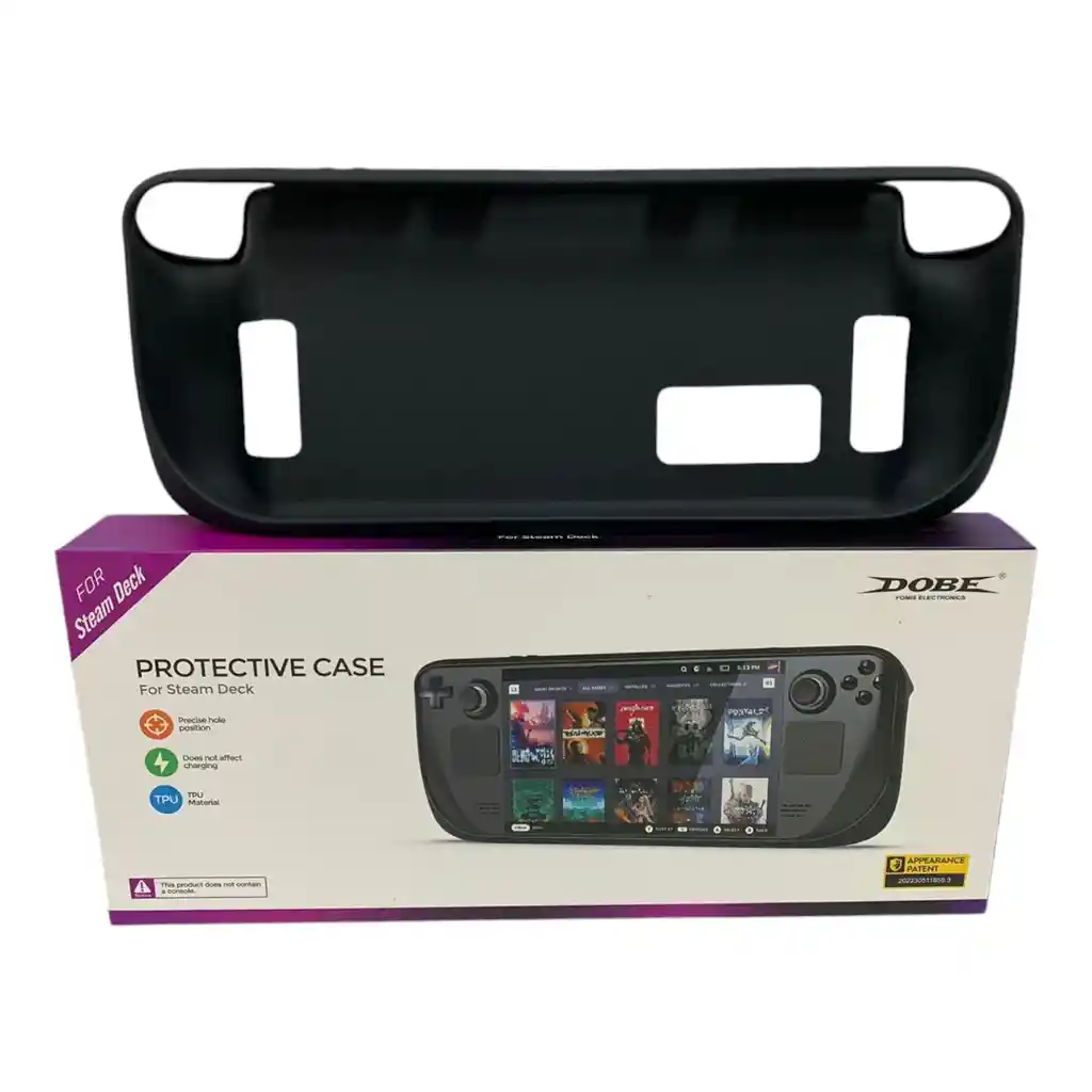 Protectora Case Antideslizante Rigido Para Steam Deck