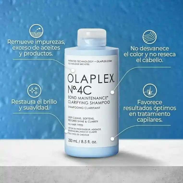 Olaplex N°4c Shampoo Reparador Clarificante (limpieza Profunda) 1000ml