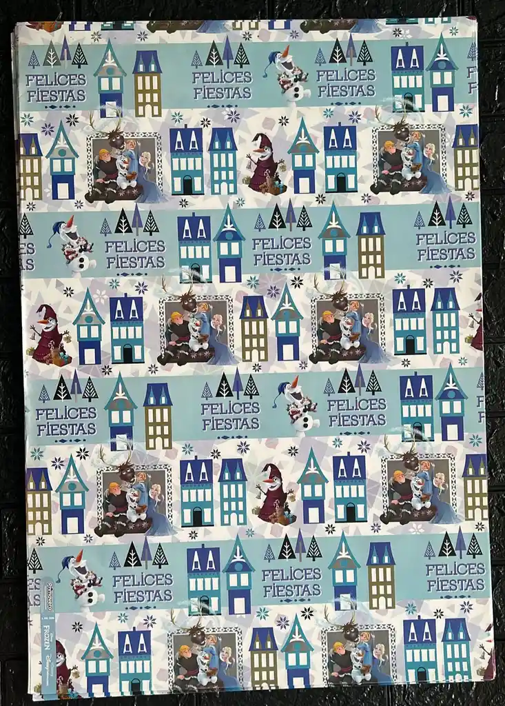 Papel Regalo De Navidad 49*68 Cm X Unidad