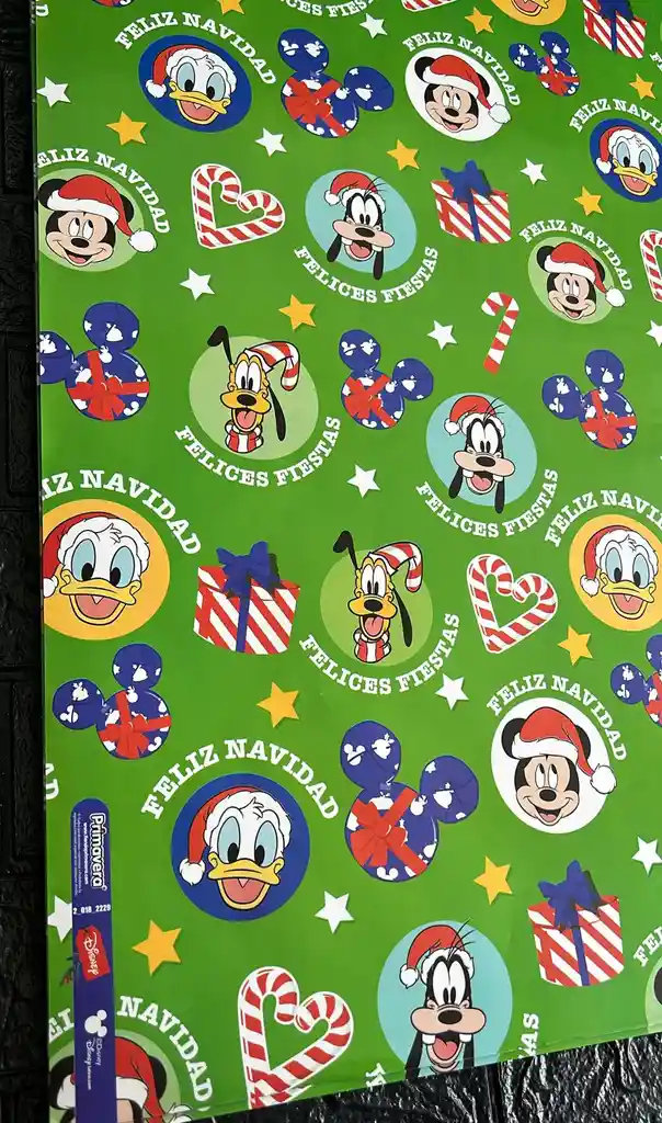 Papel Regalo De Navidad Pliego 49*68 Cm X 5 Unidades