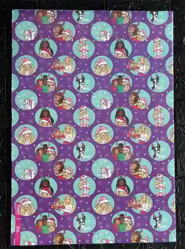 Papel Regalo De Navidad Pliego 49*68 Cm X Unidad