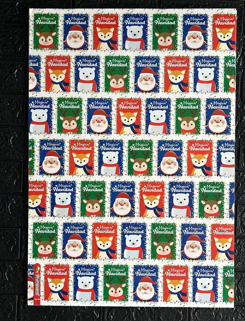 Papel Regalo De Navidad Pliego 49*68 Cm X Unidad