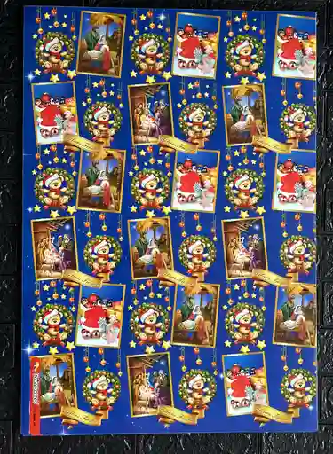 Papel Regalo De Navidad Pliego 49*68 Cm X Unidad