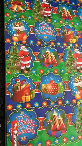 Papel Regalo De Navidad Pliego 49*68 Cm X 5 Unidades