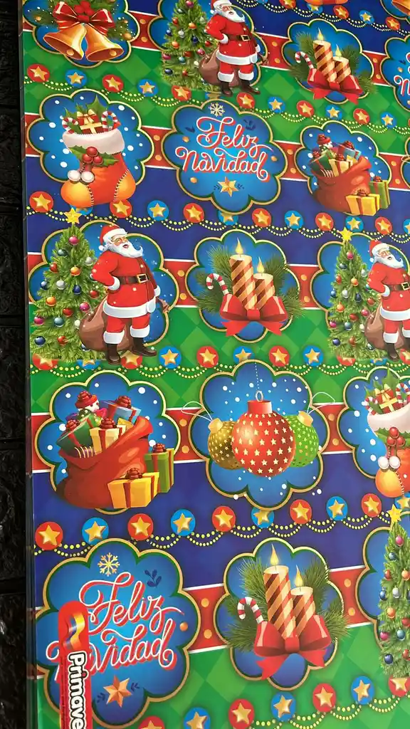 Papel Regalo De Navidad Pliego 49*68 Cm X 5 Unidades