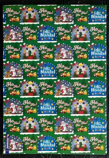Papel Regalo De Navidad Pliego 49*68 Cm X Unidad