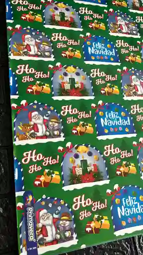 Papel Regalo De Navidad Pliego 49*68 Cm X 10 Unidades