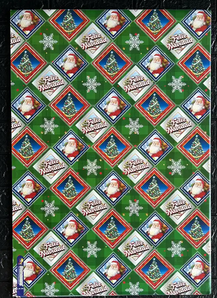 Papel Regalo De Navidad Pliego 49*68 Cm X Unidad
