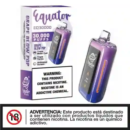 Desechable Equator 30000puff - Grape Blow Pop