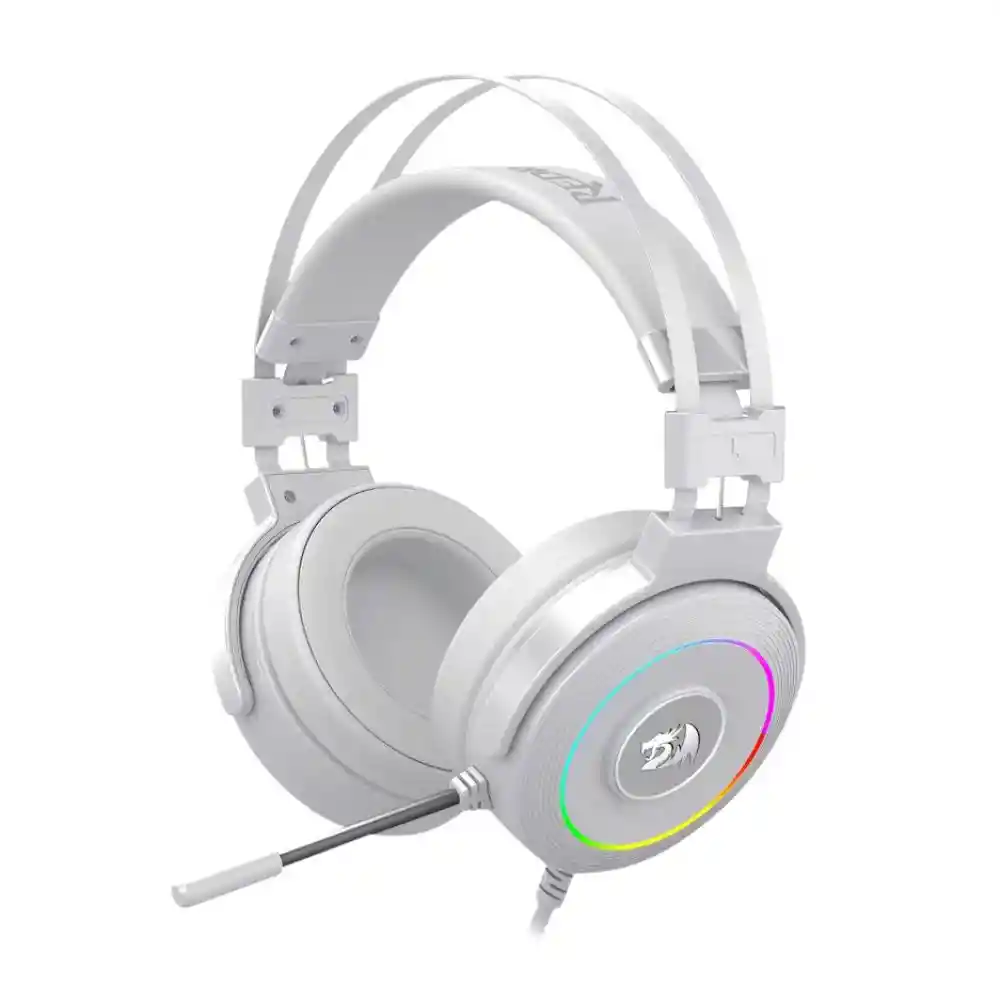 Diadema Lamia White, Usb Rgb Gaming Headset W/sta H320w Rgb