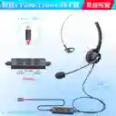 Audífono Alámbrico Para Call Center Conexión Tipo C