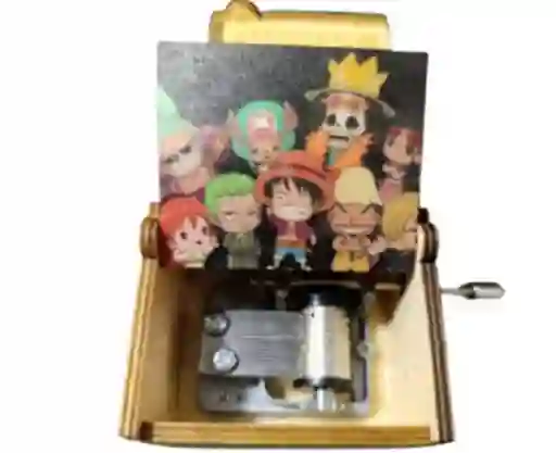 Caja Musical One Piece Regalo Coleccion Stickers