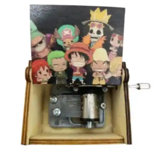 Caja Musical One Piece Regalo Coleccion Stickers