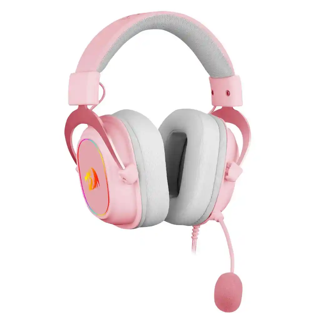 Diadema Redragon Zeus X-rgb Usb Pink H510p
