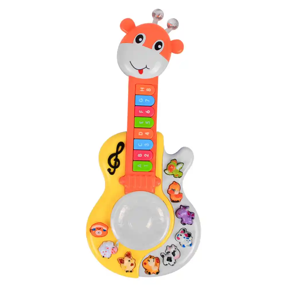 Juguete Guitarra Jirafa Bebe Animal Paradise Ref Cy60115c