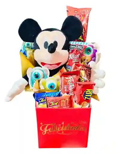 Regalo Super Especial Micky Mouse Dulcero De Navidad - Regalo Navidad - Regalo Cumpleaños