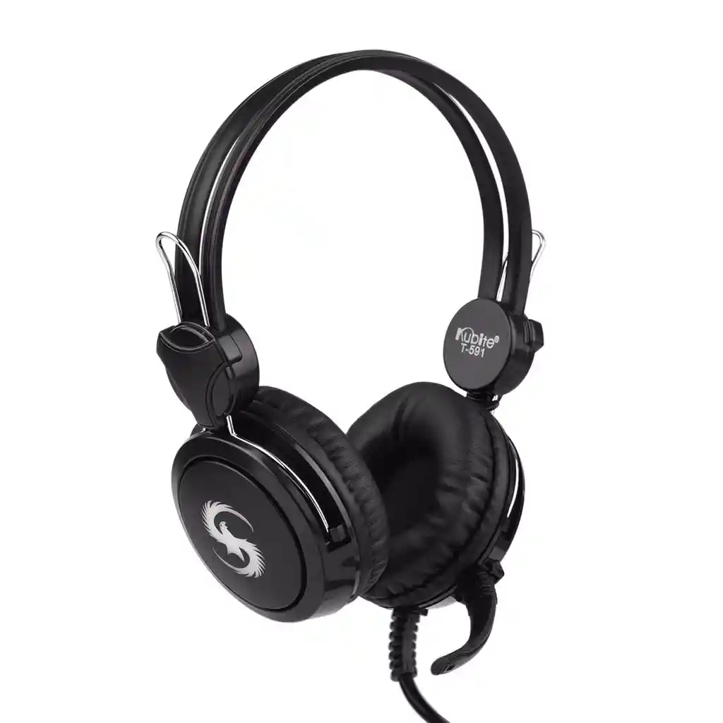 Diademas Gamer Negra Kubite T-591