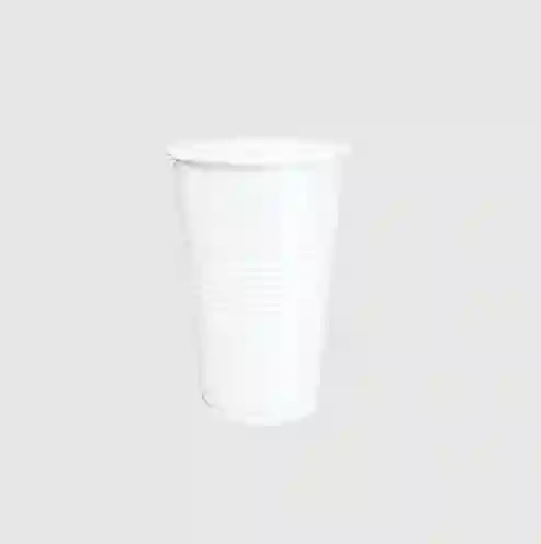 Vaso Desechable Plástico Blanco 7oz X50 Unidades