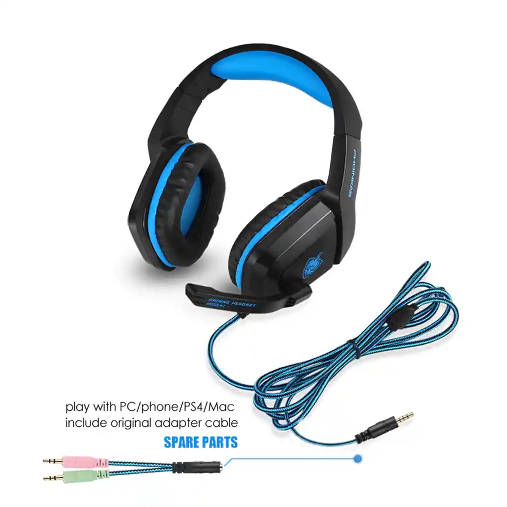 Diademas Gamer Alambricas Phoinikas H-1