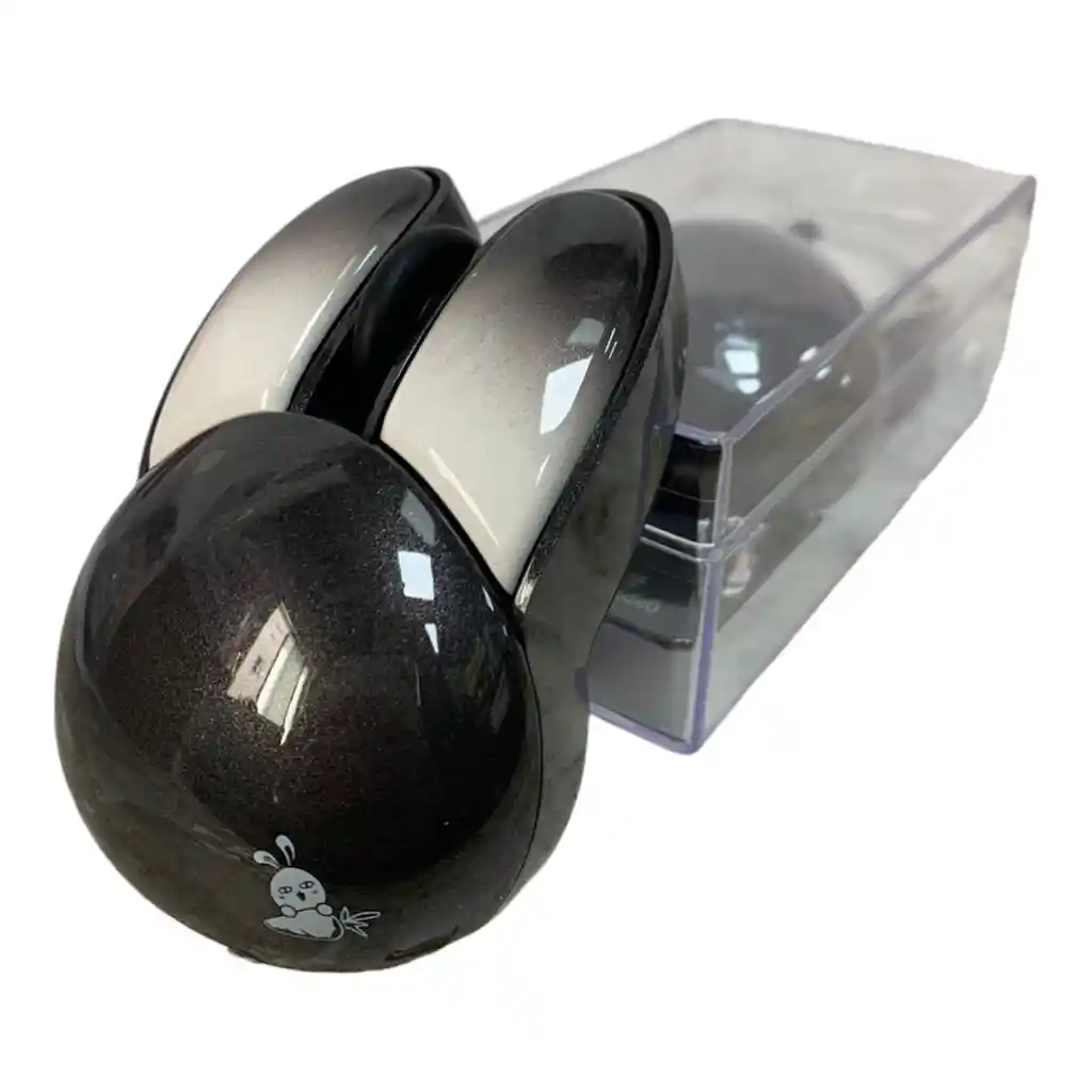 Mouse Optico Inalambrico Silencioso De Conejo Negro Mofii M6dm