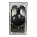 Mouse Optico Inalambrico Silencioso De Conejo Negro Mofii M6dm