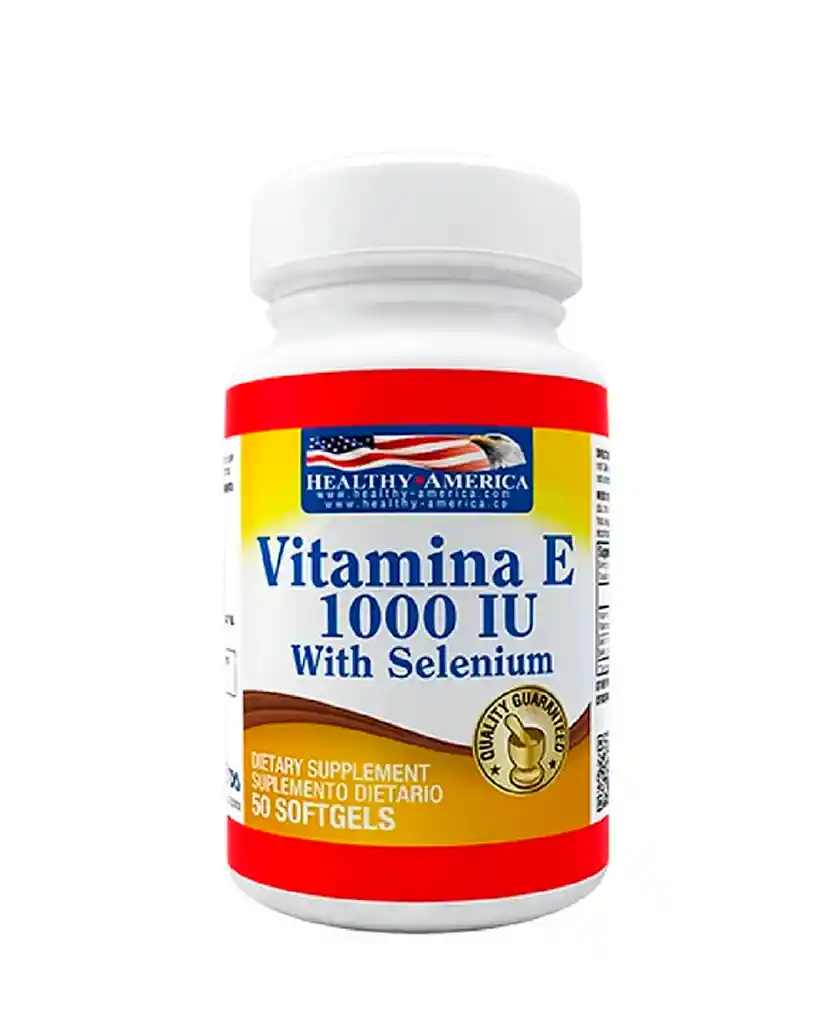 Vitamin E 1000iu Healthy America 50 Caps