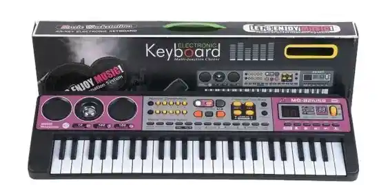 Piano (micrófono, 49 Teclas, 100 Tonos, 100 Ritmos, Grabación De Sonido