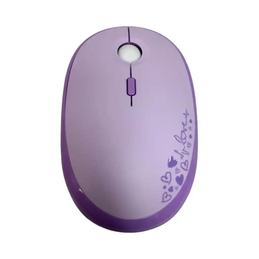 Combo Inalámbrico Teclado Y Mouse Mofii Lovely Silencioso Color Lila