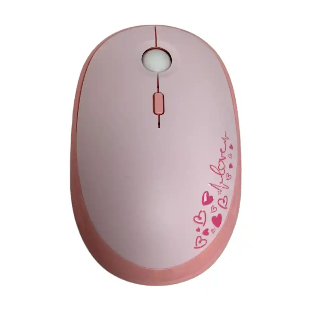 Combo Inalámbrico Teclado Y Mouse Mofii Lovely Silencioso Color Rosa