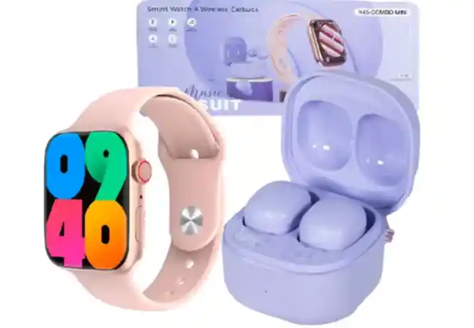 Combo Smartwatch Mujer K45 Mini