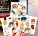 Juego De Pines Insignias Aleatorias De 6 Piezas, Accesorios De Alfileres Bonitos, Broches, Joyería De Metal Para Ropa, Bolso, Mochila