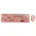 Combo Inalámbrico Teclado Y Mouse Mofii Honey S Silencioso Rosa