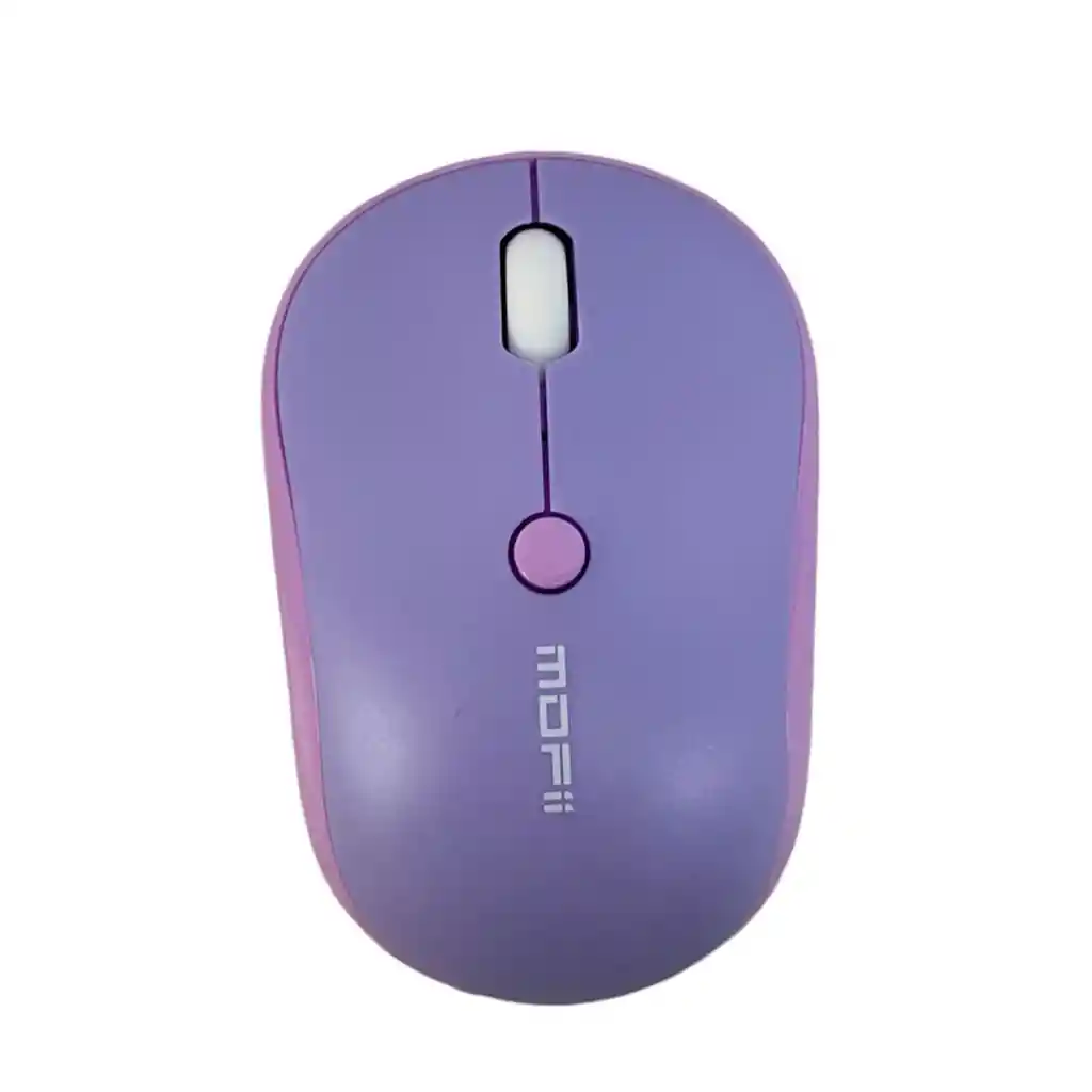 Combo Inalámbrico Teclado Y Mouse Mofii Honey S Silencioso Lila